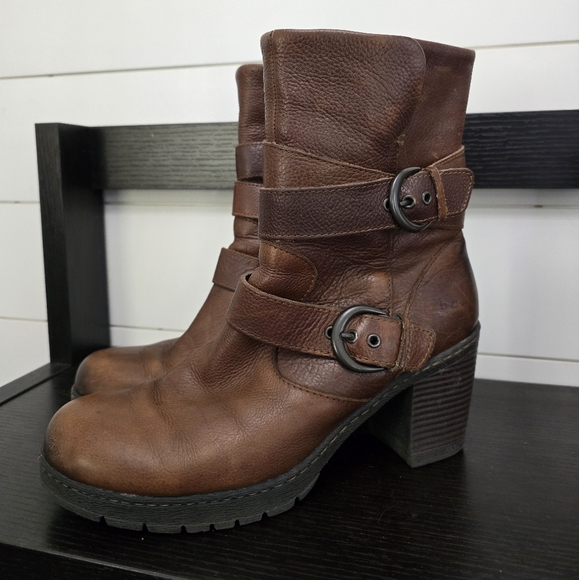 B.O.C Leather Boots Josephine Brown Women’s Size 9.5 - Picture 1 of 9